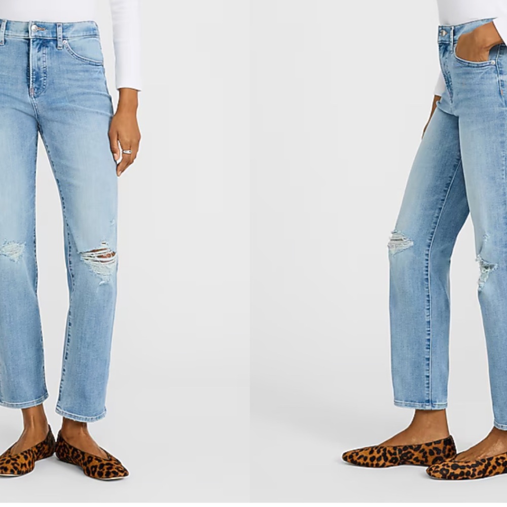 Express Straight Ankle high rise  Jeans size 6/8/10 ✨MAKE AN OFFER ✨